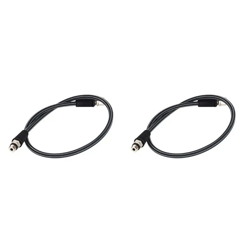 HOES-2X Diving High Pressure Regulator Hose Professional Woven Flexible Safe Scuba Diving High Pressure Hose 65Cm
