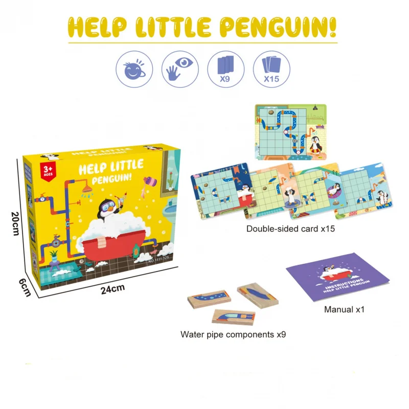 

Kids Maze Jigsaw Toy Logical Thinking Training Board Game Parent-Child Interaction Educational Challenge Toy