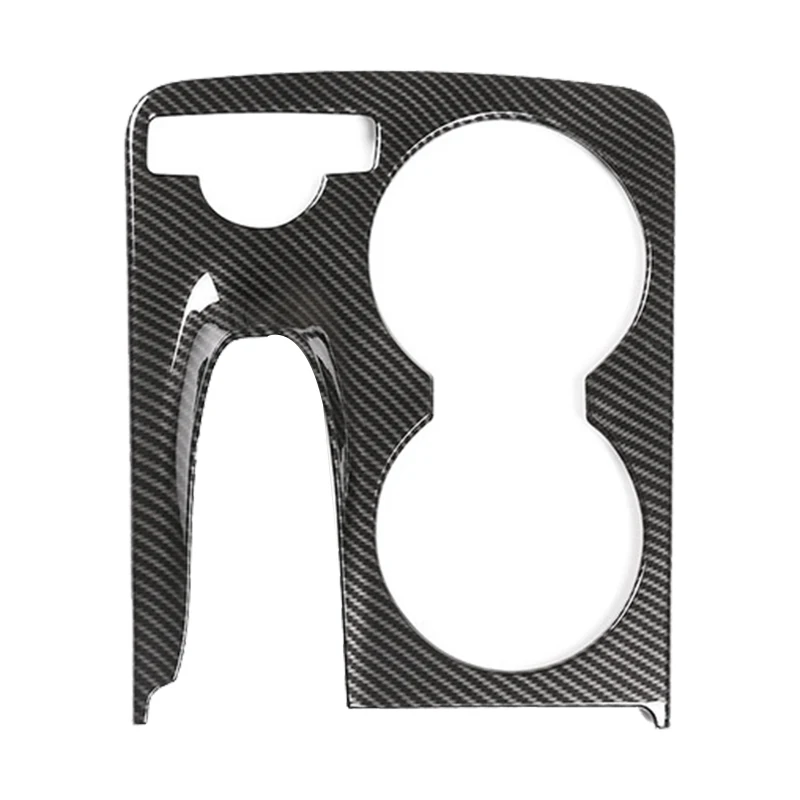 

Carbon Fiber Car Console Water Cup Holder Cover Trim for X204 2008-2015
