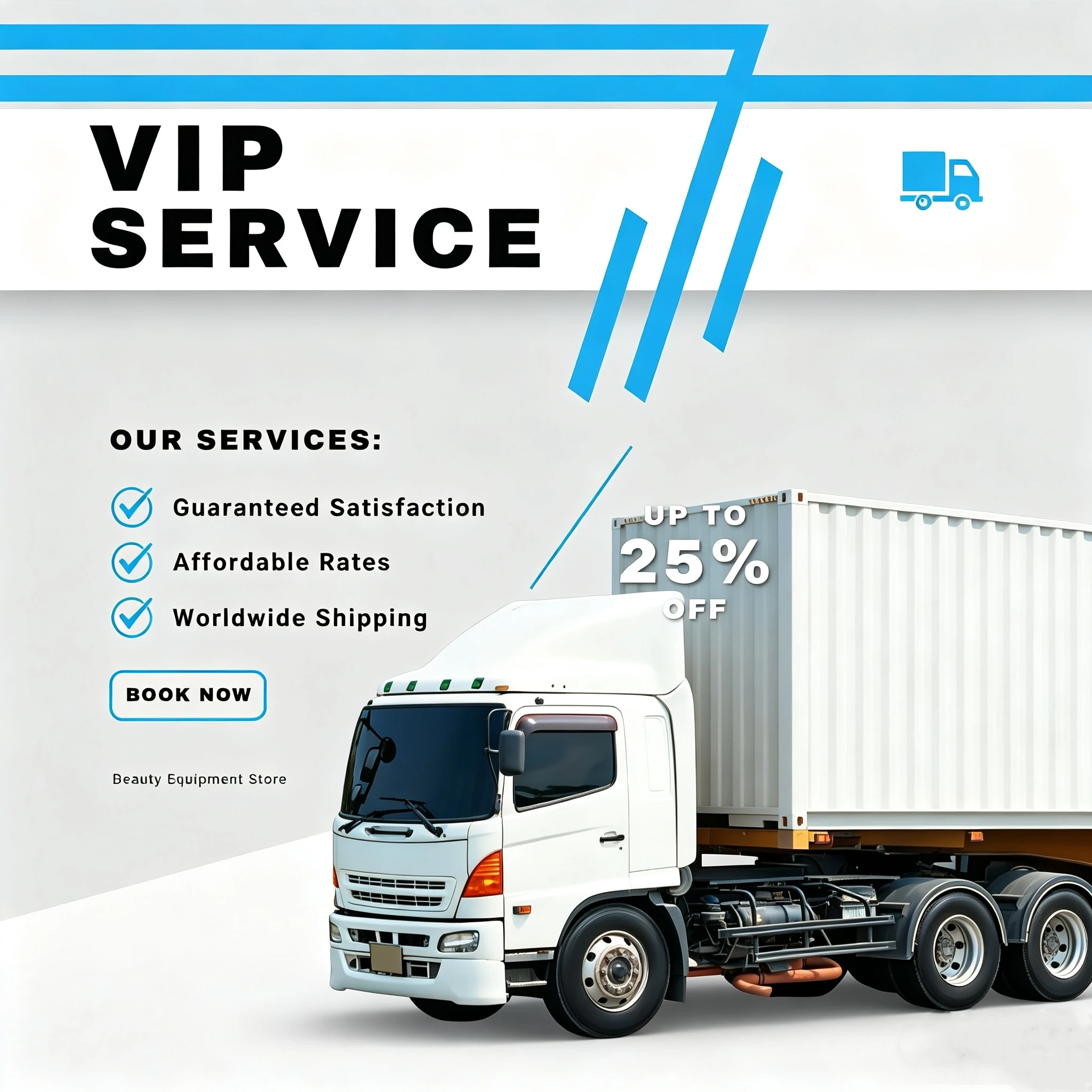 Beauty Machine VIP Fast Express Service Customer Care EMS Freight Payment Options Shipment Cost Details