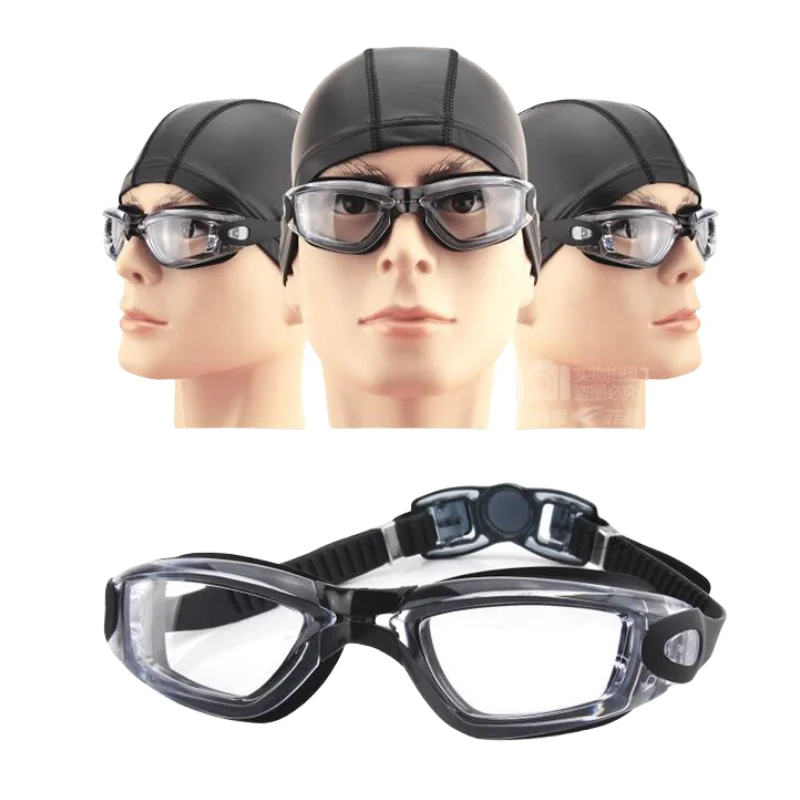 Occhialini da nuoto professionali occhiali in Silicone donna uomo HD maschera impermeabile lenti trasparenti occhiali per sport acquatici