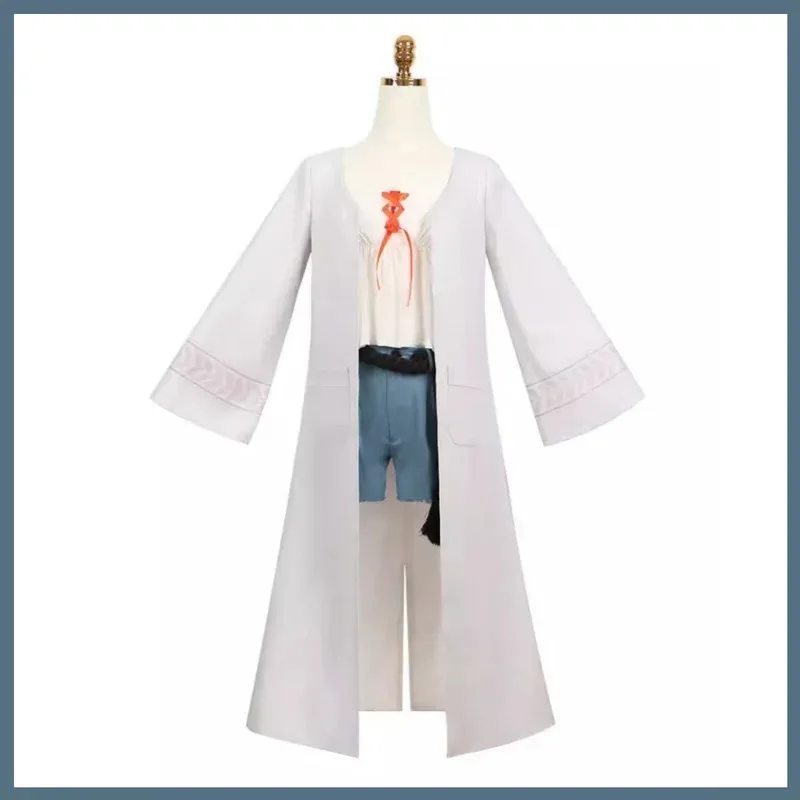 FC6Аниме-игра Gakuen IDOLM@STER Hiro Shinosawa Косплей Костюм Повседневное белое пальто Шорты Униформа для взрослых женщин Сексуальная Хэллоуин S@FC8!