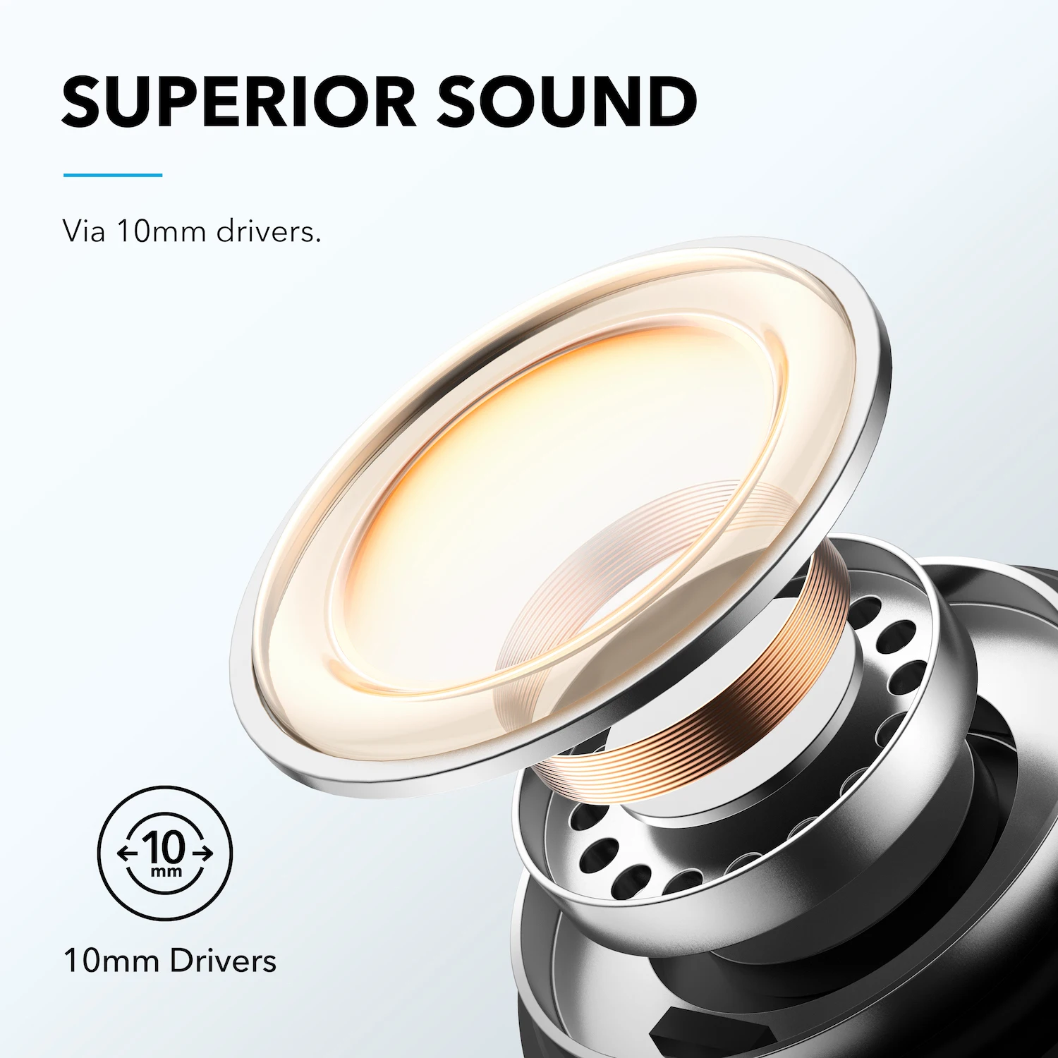 Anker Soundcore Life P3i Hybrid Active Noise Cancelling bluetooth earphones, wireless earbuds, 4 Mics, Powerful Sound Custom EQ