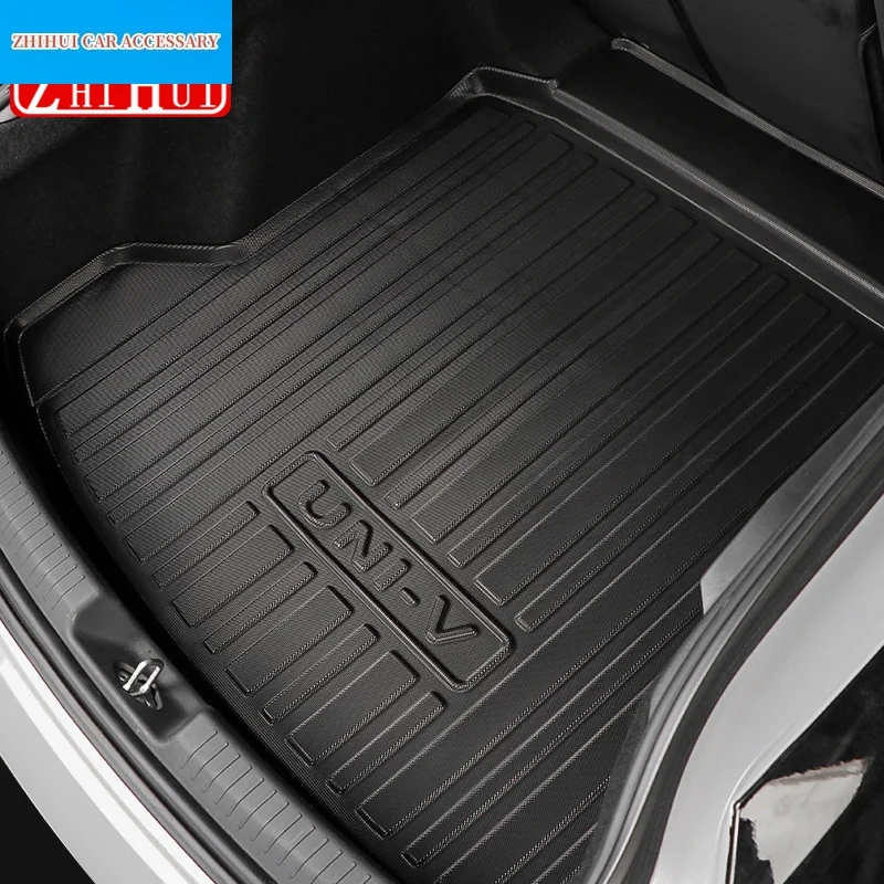 

For Changan UNI-V UNIV 2022-2024 Car Rear Trunk Liner Cargo Boot TPO Trunk Mat Floor Tray Mud Kick Protector Carpet Accessories