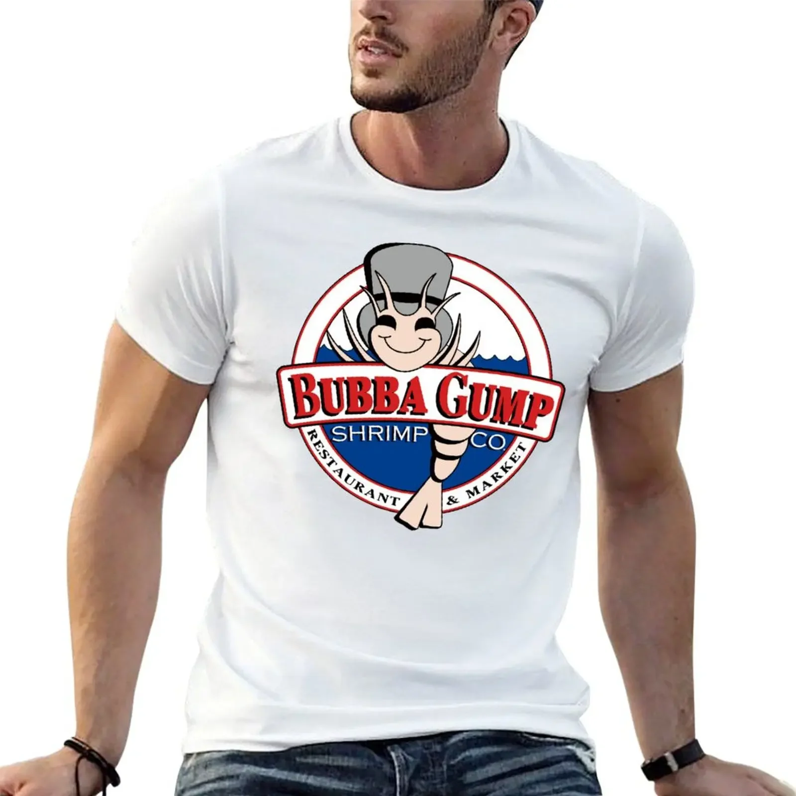 Bubba Gump T-Shirt plus size clothes customizeds plain t shirt for men