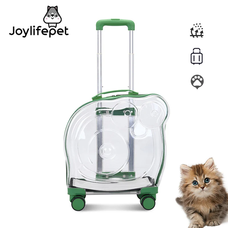 

Прозрачная многофункциональная переноска-тележка для животных, портативная сумка для кошек, новая сумка-рюкзак «Улитка» для собак и кошек
