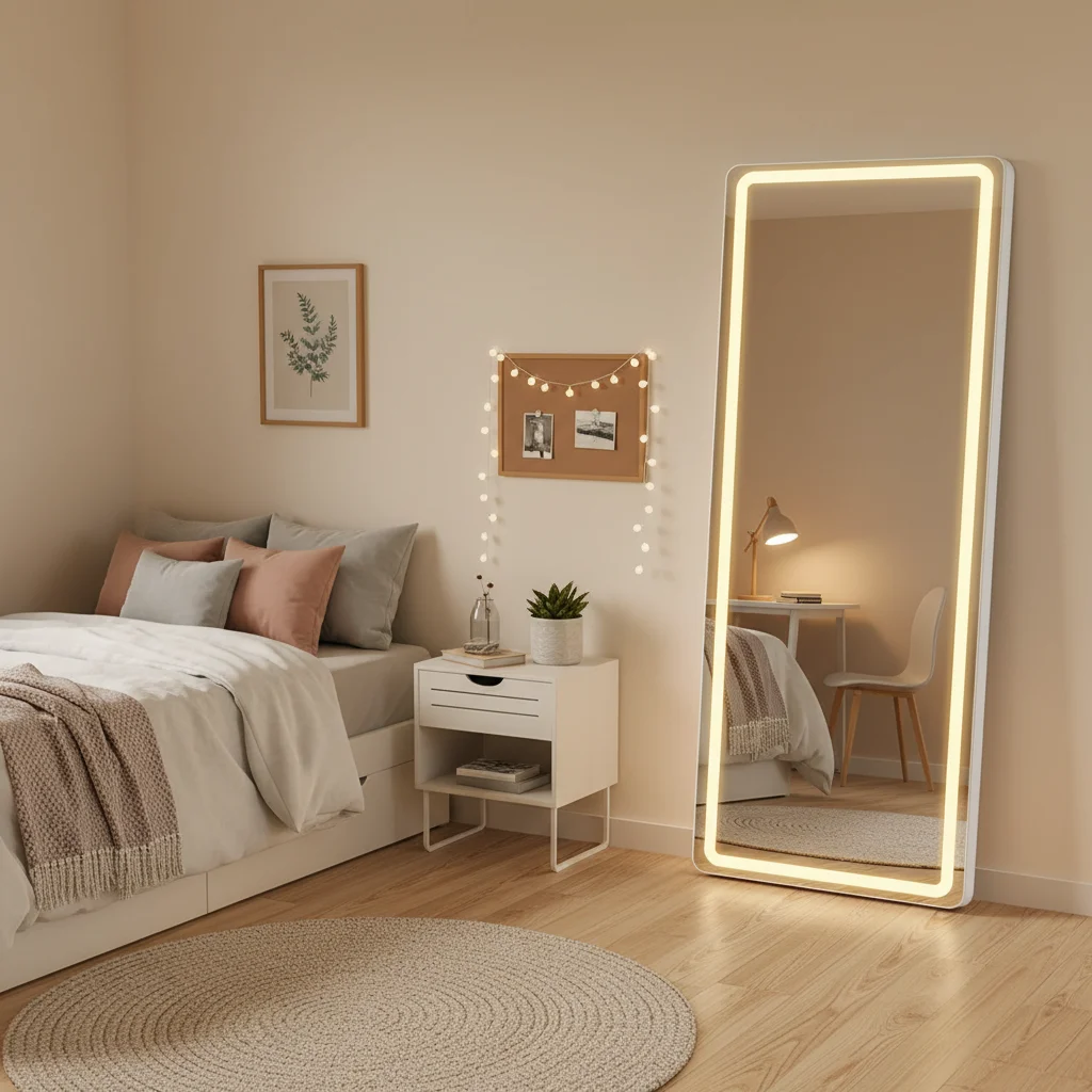 

64"x21" Gold Arched Full Length Mirror, Decorative Dressing Mirror for Bedroom Bathroom, Large Floor Mirror