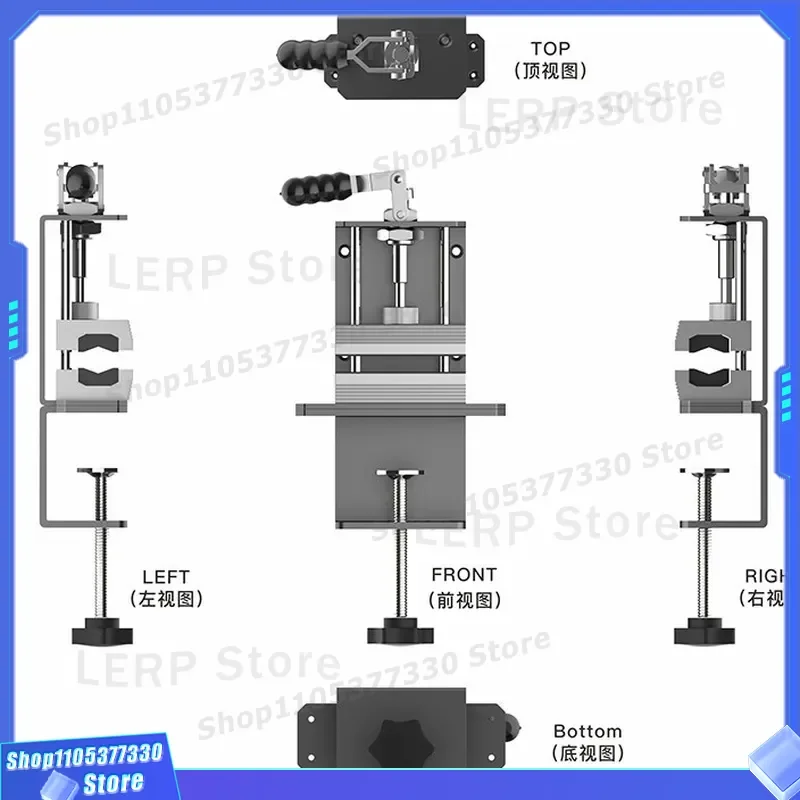 Metal Golf Club Grip Removal Tool Vice Fixture for Workshop Disassembly Customizable Holder for Cross Border Trade Special