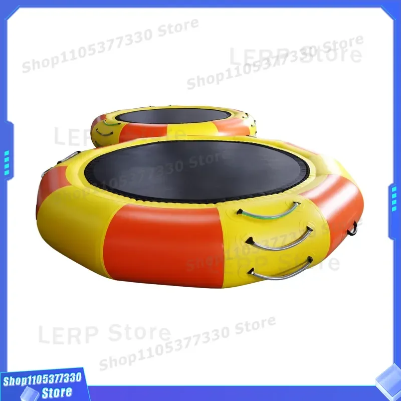 3m Outdoor Inflatable Water Trampoline Floating Jumping Mat For Lake Pool Summer Fun Durable PVC Bouncy Platform Toy Large 3