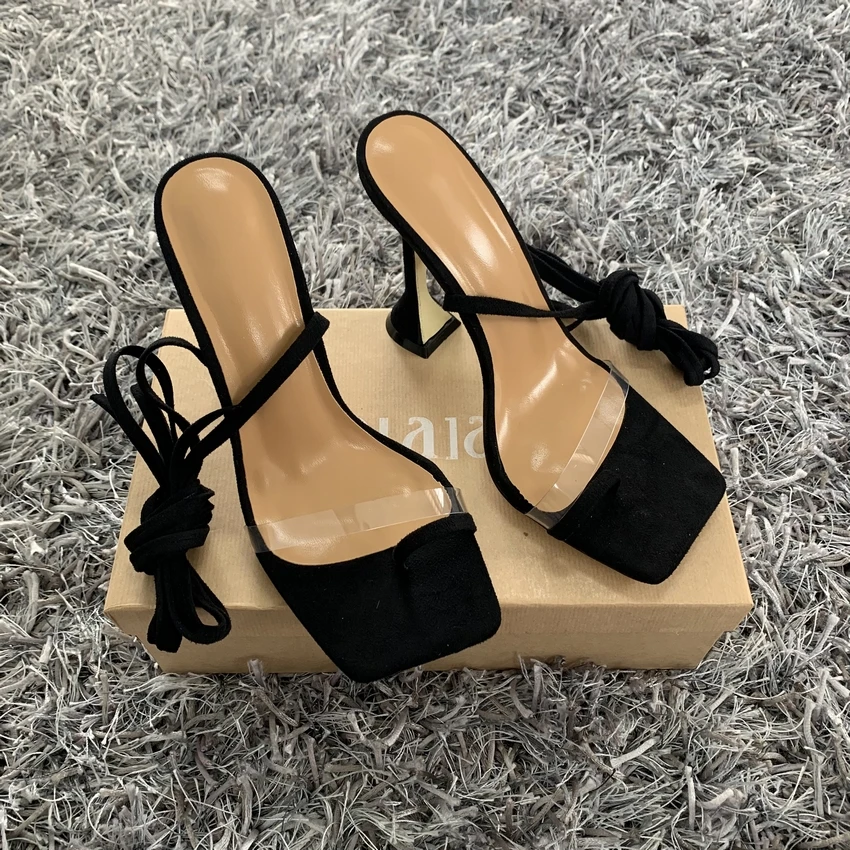 2023 New Women Shoes Gladiator Women Sandals Ankle Cross Strap High Heels Sandals Summer Shoes Woman Sandalias Ladies Shoes