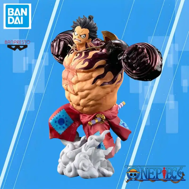 

Bandai One Piece Banpresto Monkey D. Luffy New Product Combine New Styles Cartoon Characters Boys Favorite Gift About 22Cm High