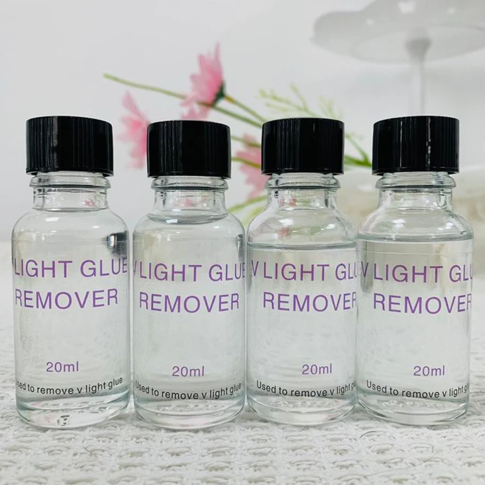 Tecnologia V-Light Colla per parrucche per estensioni dei capelli Colla per estensioni dei capelli V-Light Dispositivo di rimozione delle estensioni adesive 20 g per l'installazione di parrucche