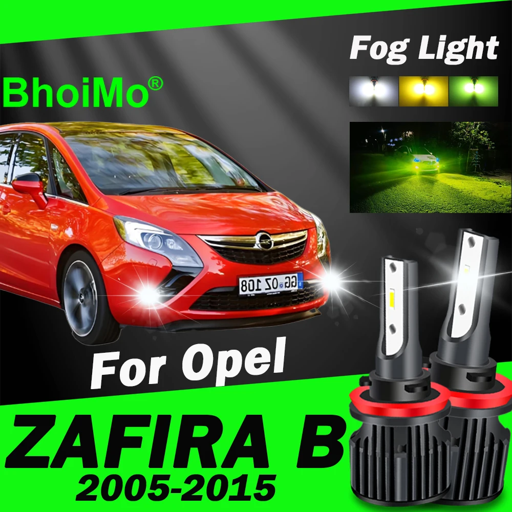 

BhoiMo For Opel ZAFIRA B 2005 - 2015 Led Lamp Front Fog Light Bulb 2006 2007 2008 2009 2010 2011 2012 2013 2014