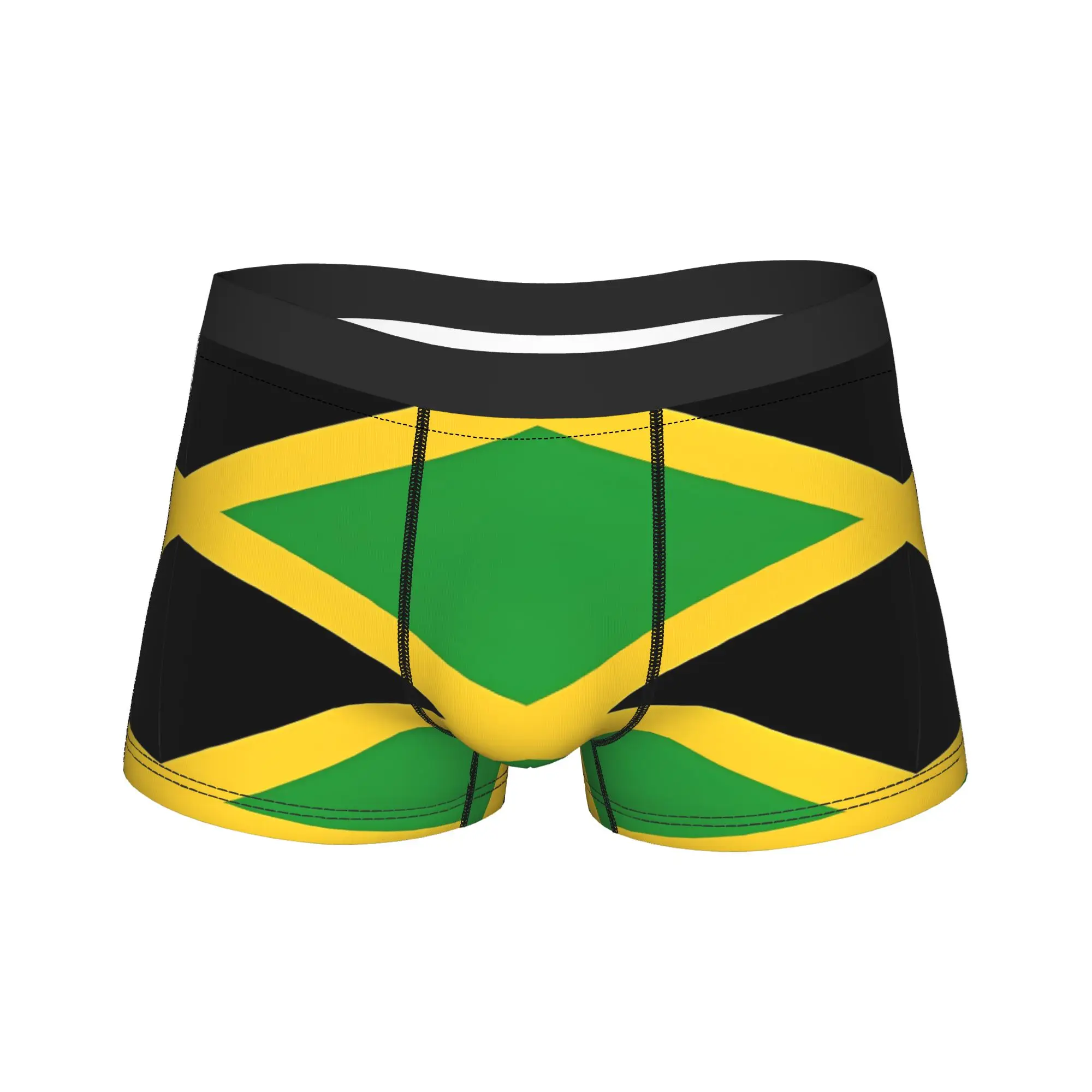 

Нижнее белье с ямайским флагом, дизайнерские боксеры-шорты, горячая распродажа, мужские трусы, сексуальные мягкие боксеры, подарок