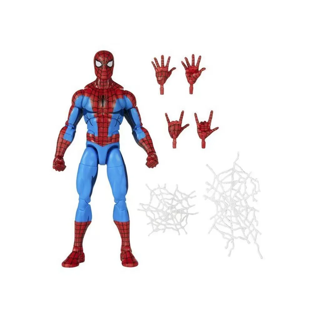 KO ML Legends Classic Spider Web Spiderman Action Figures Toy 6 Inch Spider Man Movable Statues Model Doll Collectible Gifts