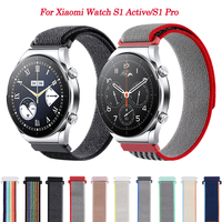 22/20mm Nylon Strap For Xiaomi Watch S1 Pro Global Version Band Bracelet MiWatch S1 Active Color 2 / MiBro Color-Lite Smartwatch