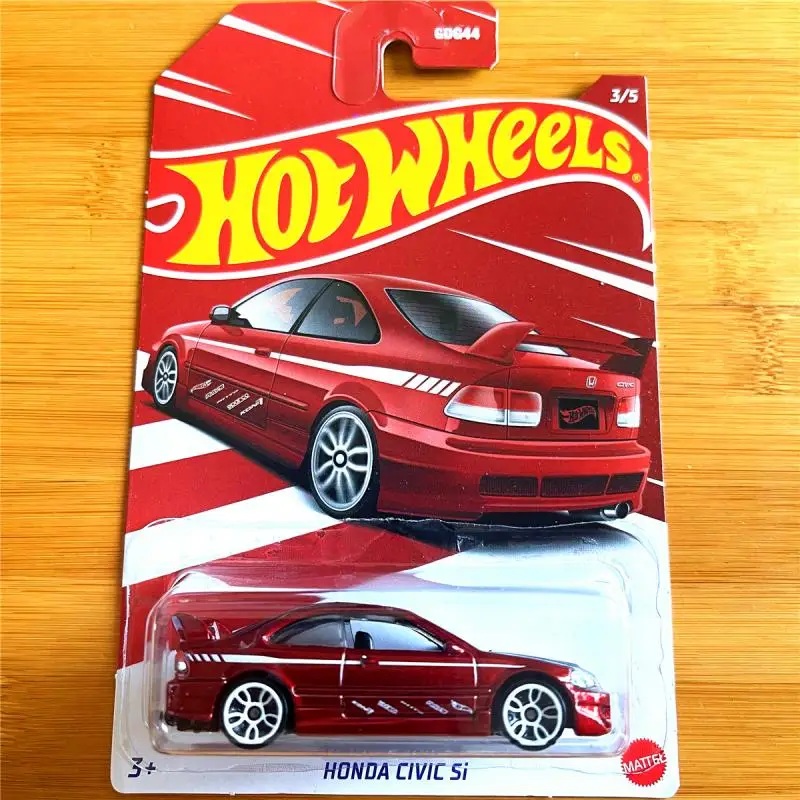 [In stock] HOT WHEELS Original CAR CULTURE Alloy Pressed Car Model Collectible Ornament HONDA CIVIC EG Finished Goods Model Toy