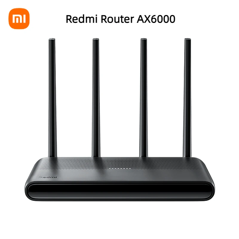 China Version Xiaomi Redmi Router AX6000 Repeater WiFi Extender VPN IPTV Mesh Networking 8 Signal Amplifiers 512MB OFDMA MU-MIMO