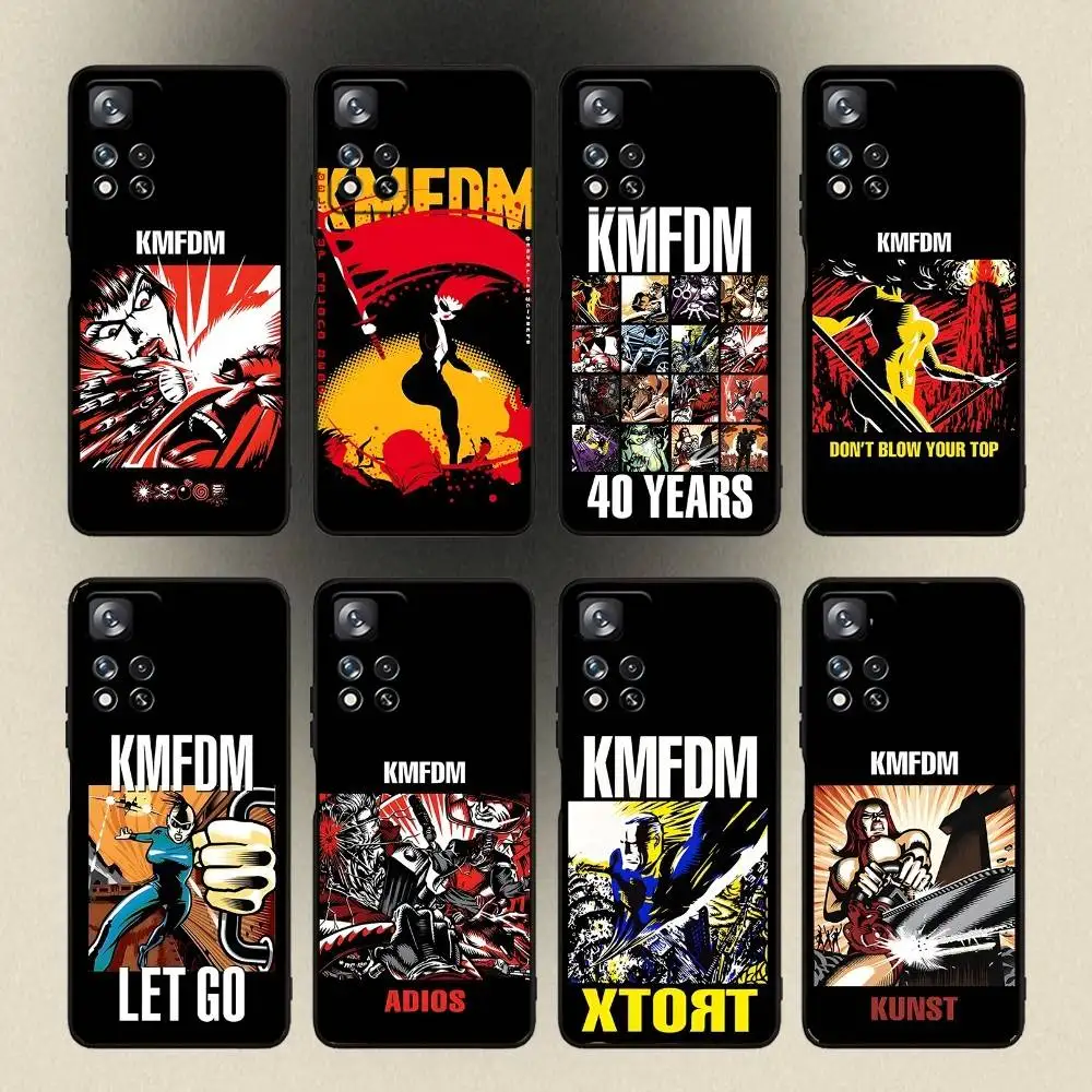 

KMFDM Band Lights Out Phone Case For Samsung Galaxy A 91,80,73,72,53,52,51,22,5G,Plus,J,Note Soft Black Cover