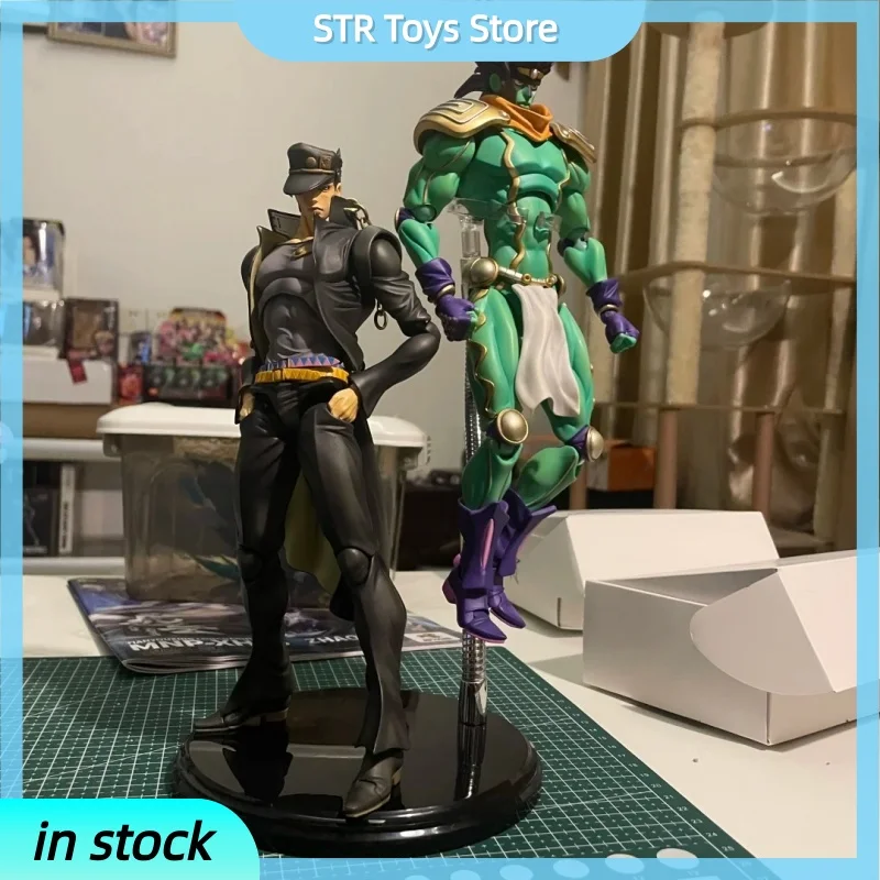 

Невероятные приключения Джоджо, аниме-фигурка, 25 см, Куджо Джотаро и Звезда, платиновая фигурка, коллекционные украшения, подарки