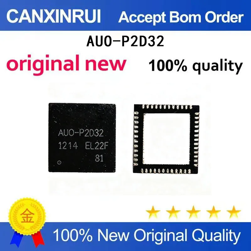 

(5-100 Pieces) New stock AUO-P2D32 AUO-P2032 QFN