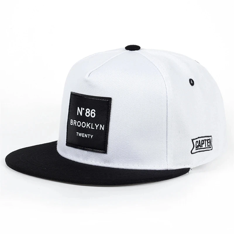 New Fashion N86 brooklyński naszywka czapka typu Snapback dla mężczyzn kobiet regulowana bawełniana czapka baseballówka Hip Hop