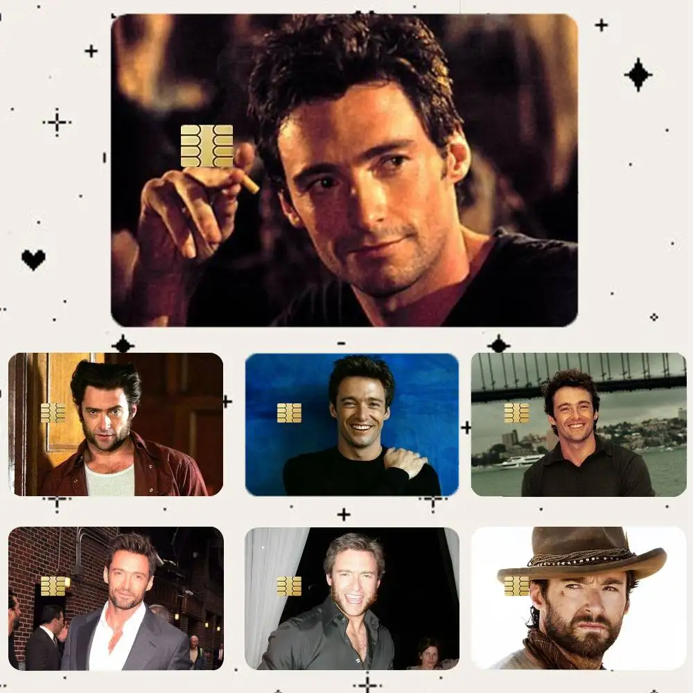 

H-Hugh Jackman HD Waterproof Card Skins Protective Stickers for Credit Bank Game Cards