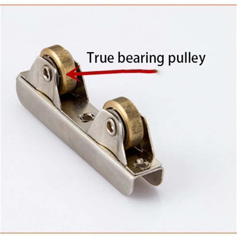 Pulley order display cabinet pulley roller small pulley island cabinet door and window cabinet glass wheel refrigeration accesso