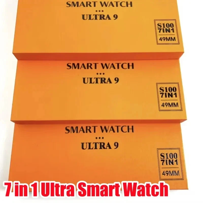 New Watch Ultra 7 in 1 Series 10 Smart Watch GPS Video Bluetooth Call Waterproof NFC Smartwatch For Men Women Android IOS 2025