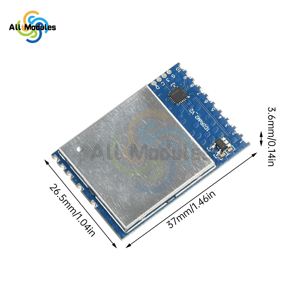 

DC 5V 1.2G/1.3G RF Video Receiver Module 1.2G VRX 9-CH FPV Analog Wireless Video Receiver Module 1D2rxm2 Analog Mapping Receiver