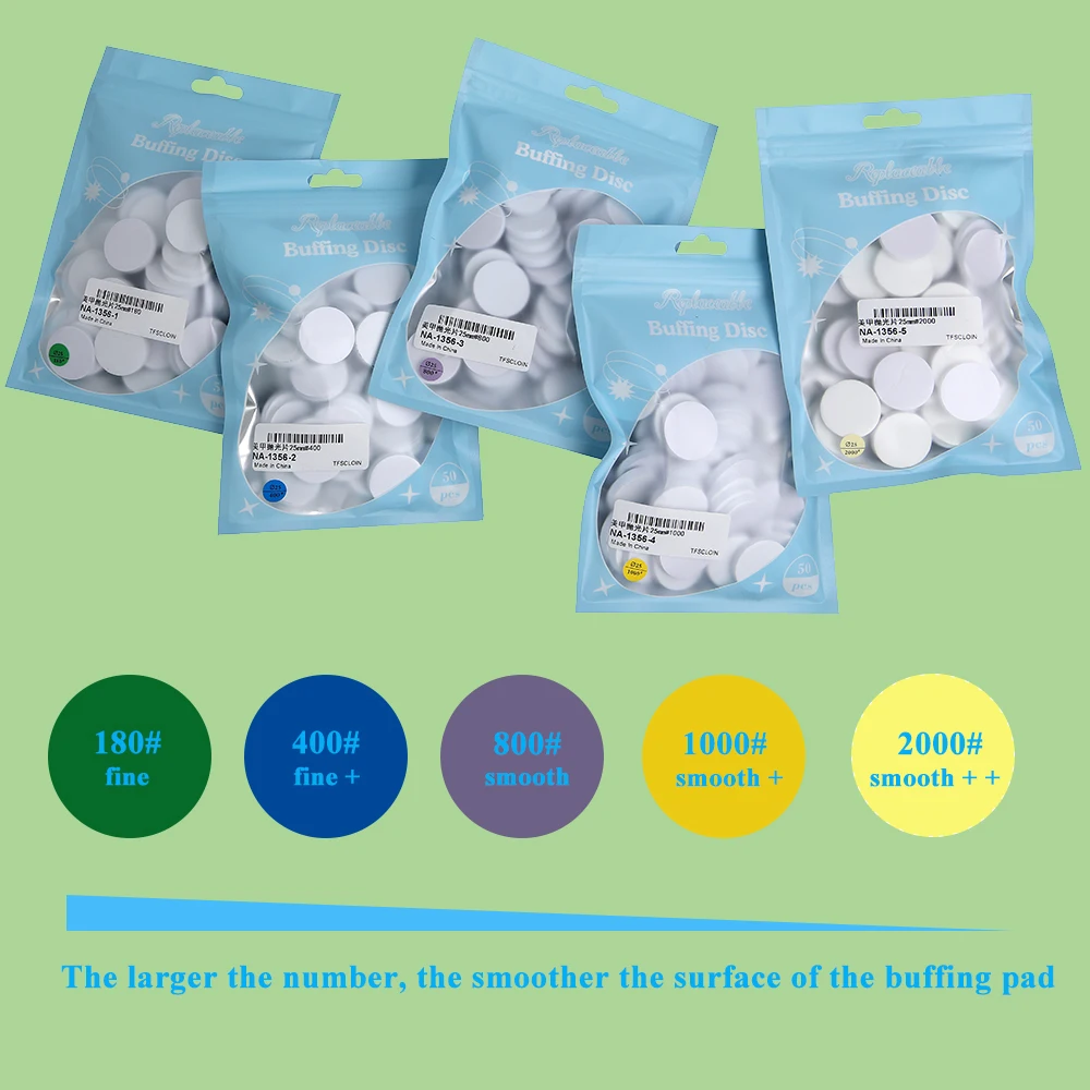 15/20/25mmバフ研磨ディスク、研磨・サンディング交換用スポンジネイルバッファー、電動ネイルドリル用アクセサリー、マニキュア・ペディキュア用