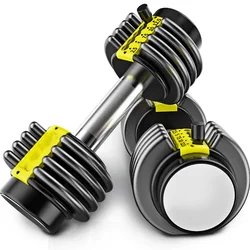 25LB High Quality Weight Training  Dumbbells Adjustable Dumbbell 5-25lbs