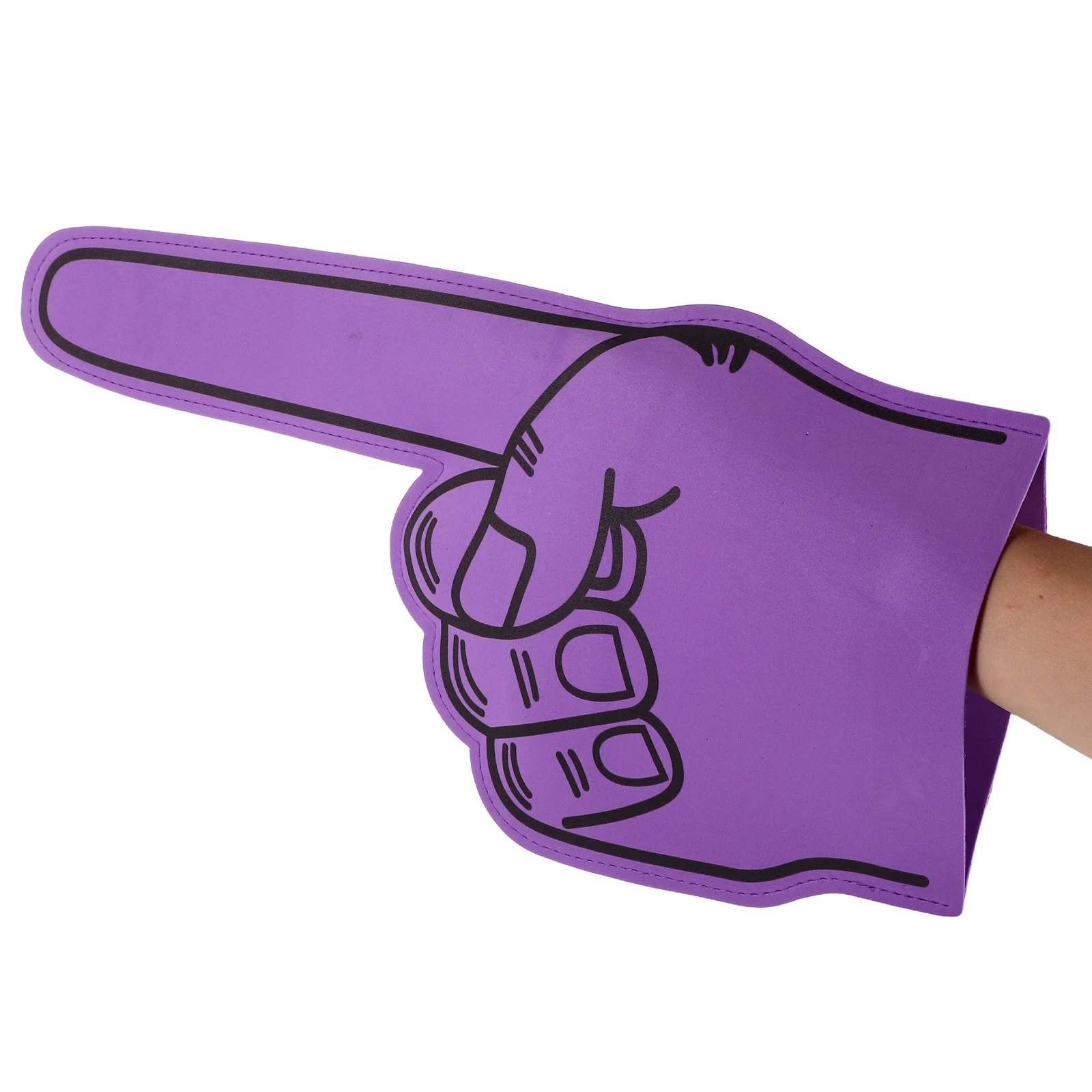 

4pcs Giant Foam Finger Cheerleading Fingers Lightweight Eva Spirit Hands Vibrant Colors Wearable Fan Props For Sports Events