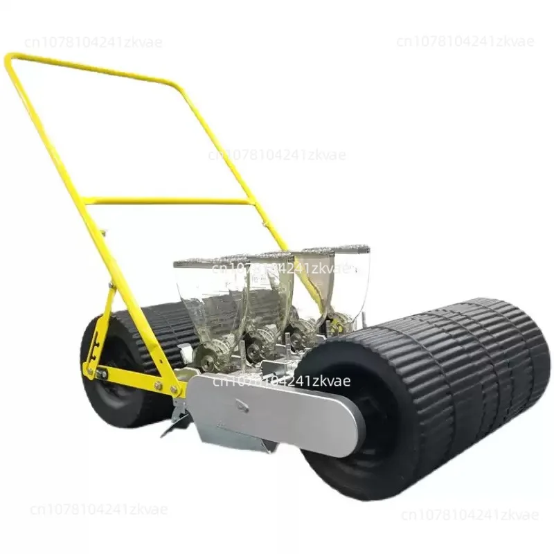 Multiple‑rows Multi‑function Hand‑push Seeder, Vegetable Planter For Carrots And Spinach, Film‑pressing Seed Planting Tool