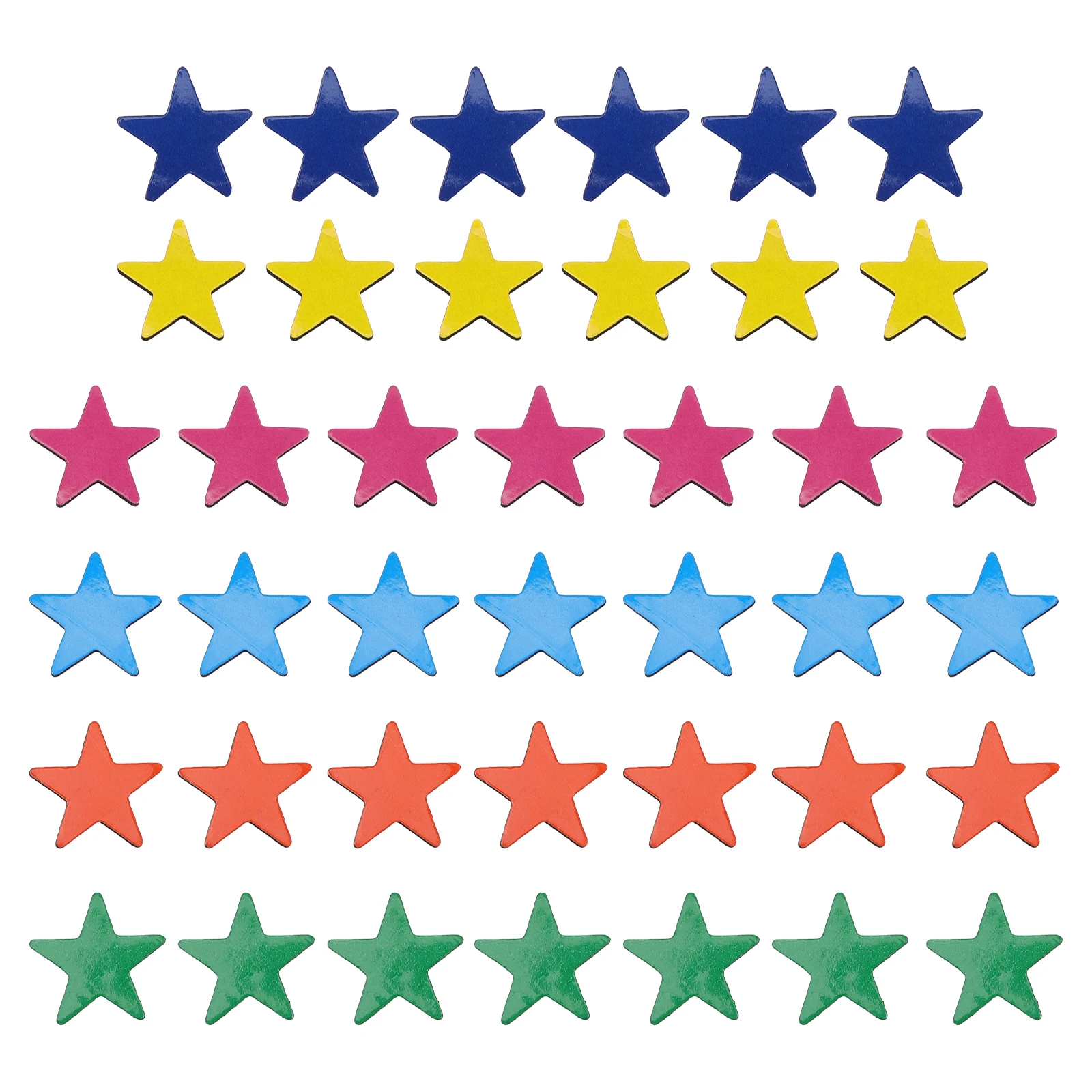 

40pcs Five-Pointed Star Magnets Fridge Magnets Refrigerator Decor Kids Educational Toys Preschool Classroom Eva PVC Strong