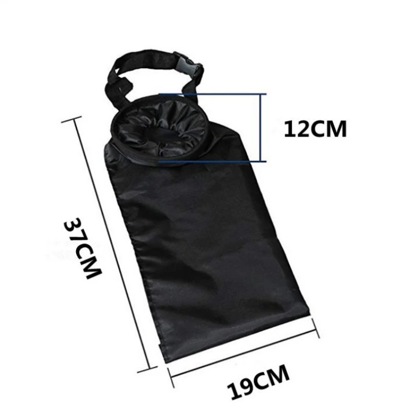 Universal Car Garbage Bag Back Seat Headrest Litter Trash Can Oxford Cloth Hanging Storage Holder Rubbish Container Waste Bin view 4
