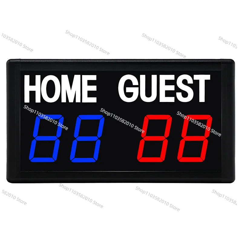 1.8 Inch 22 Cm Basketball Scoreboard Wired Button Wall-mounted Ball Game Scoreboard