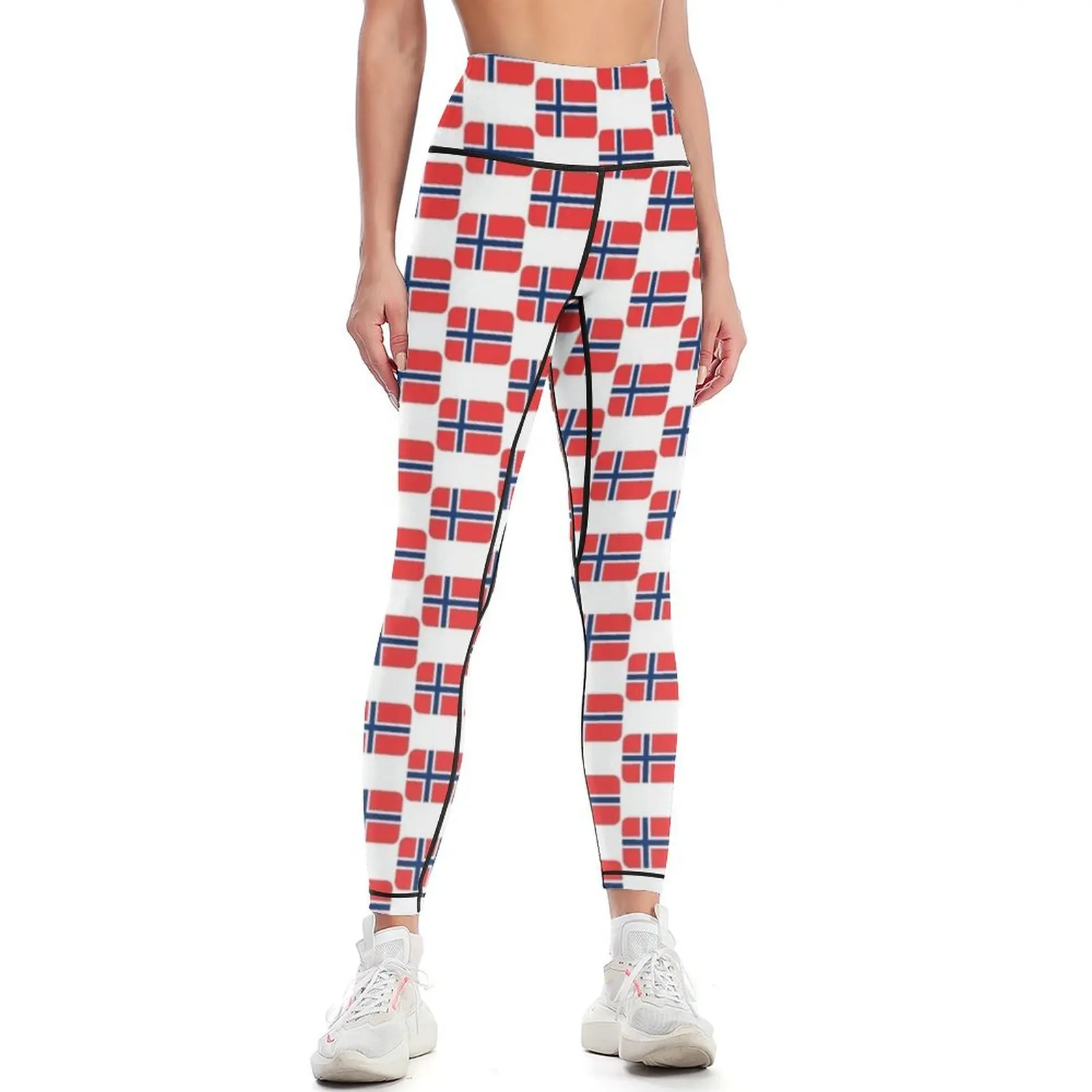 Norway Flag Norway Constitution Day Gift for Proud Norwegian Leggings joggers for for fitness flared Womens Leggings