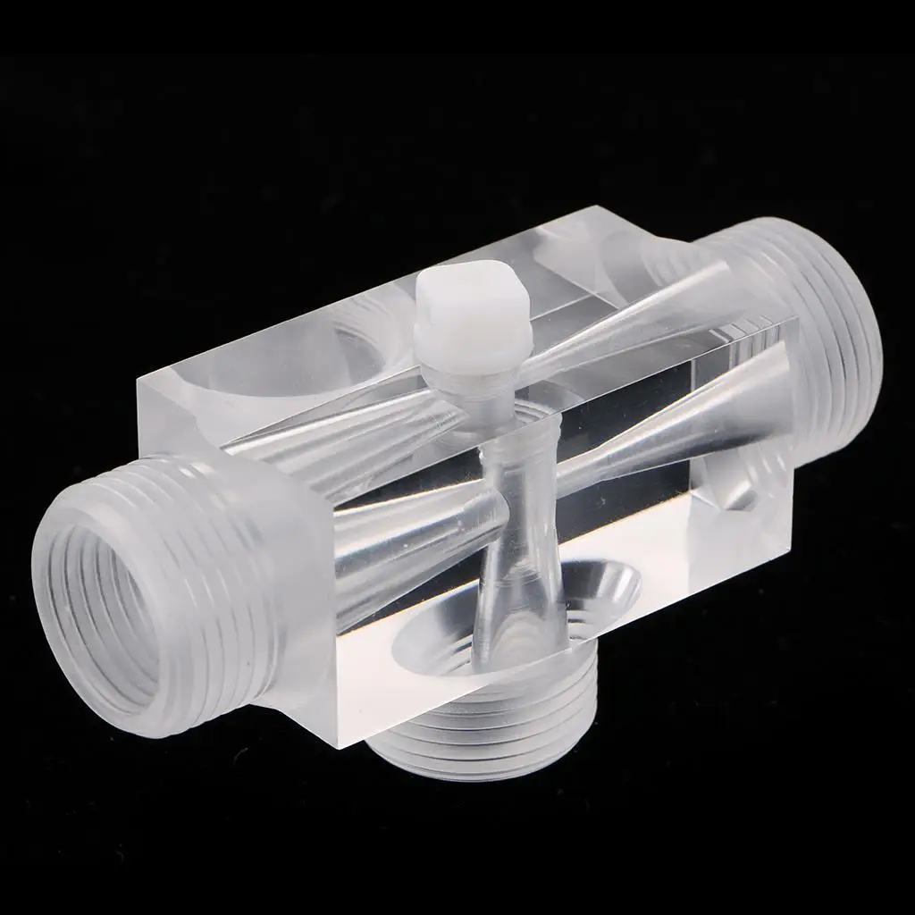 Aerator Of Venturi Valve for Water Treatment Device 60x30x32mm,Transparent Color