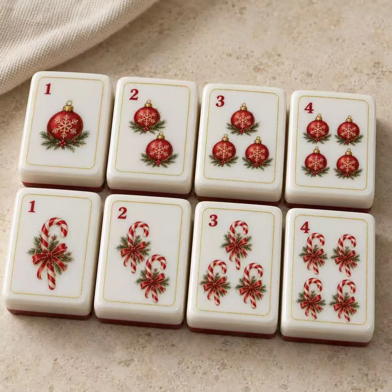 160 Pcs Engraved American Mahjong Set, 2 Layer Deluxe Tortoise Shell Tiles, Portable Poker Entertainment Kit