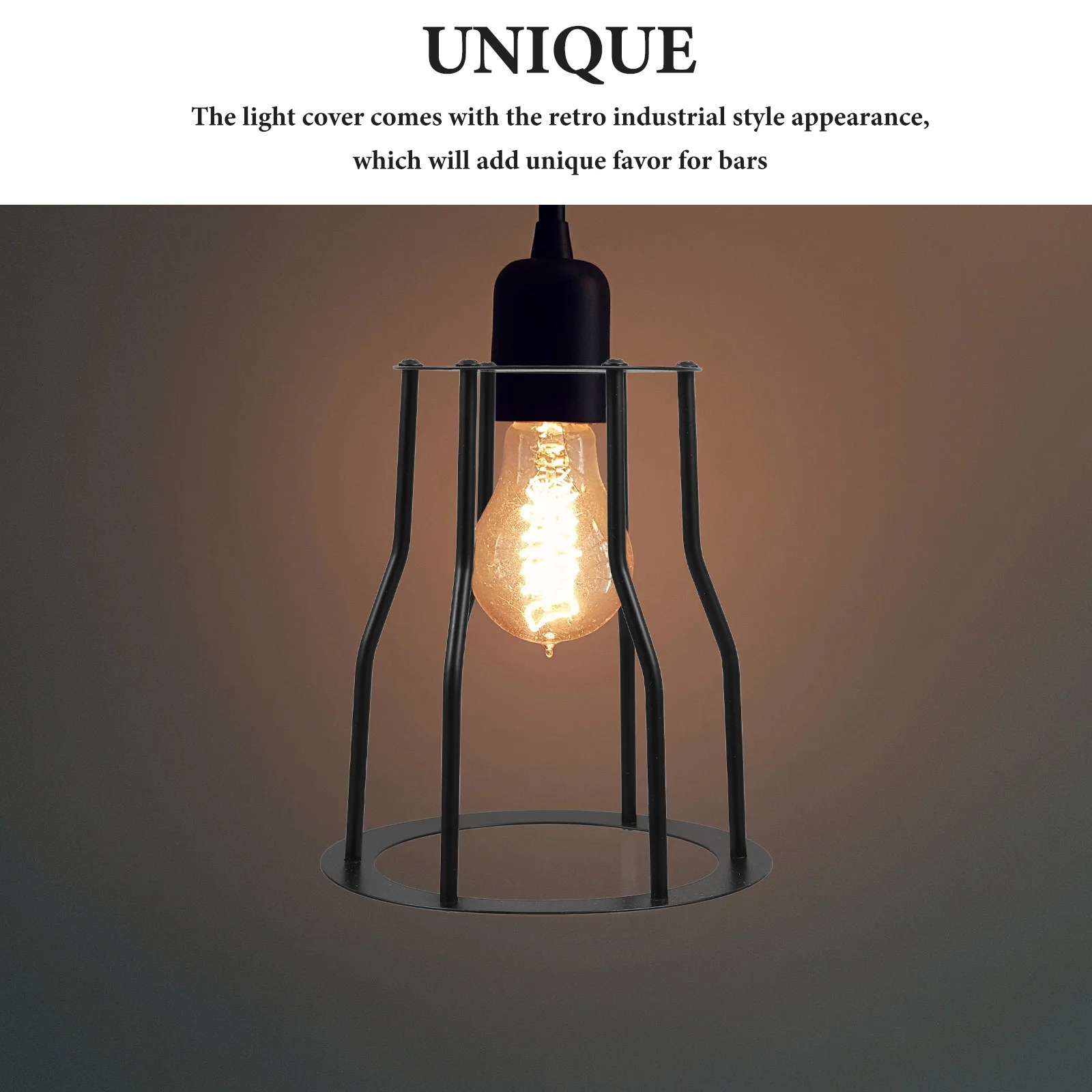 

Vintage Metal Lamp Shade Industrial Style Birdcage Pendant Light for Living Room Bedroom Cafe Hotel Lighting Decoration