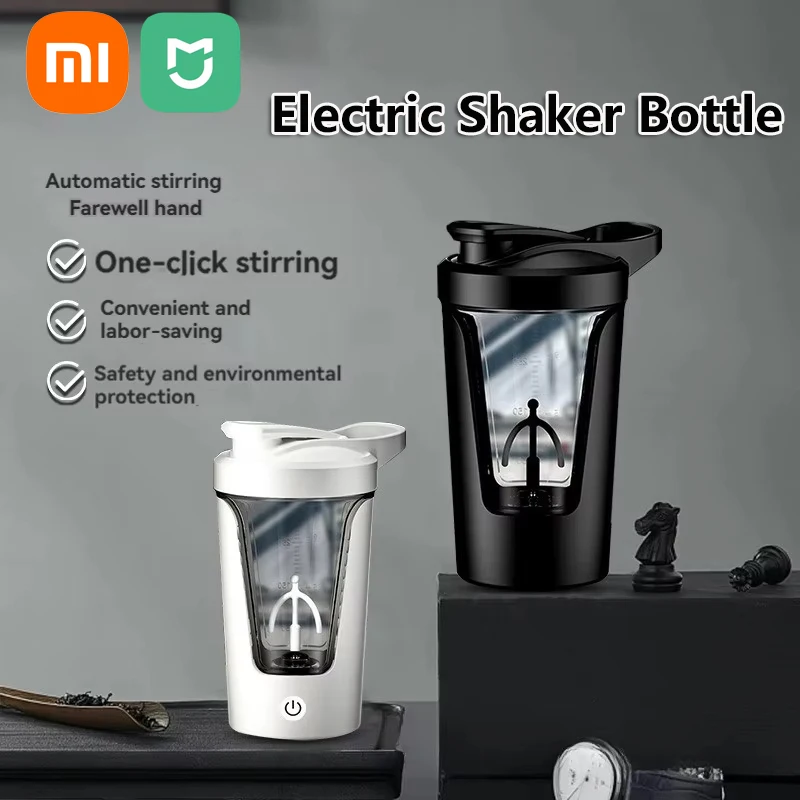 Xiaomi MIJIA Electric Shaker Bottle Automatic Self Stirring Mug Coffee Milk Shaking Cup Portable Blender For Protein Shakes Meal