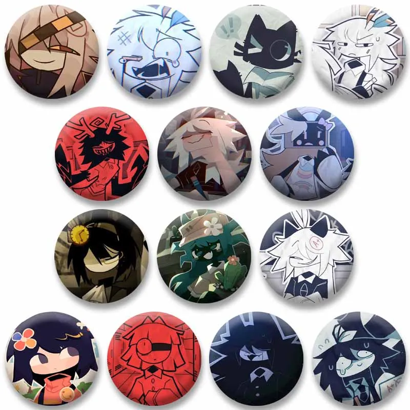 

Cute FPE Cartoon Game Enamel Pin Claire Engel Round Brooch for Coat Shoes Kawaii Fashion Lapel Badges Jewelry Gifts for Friends