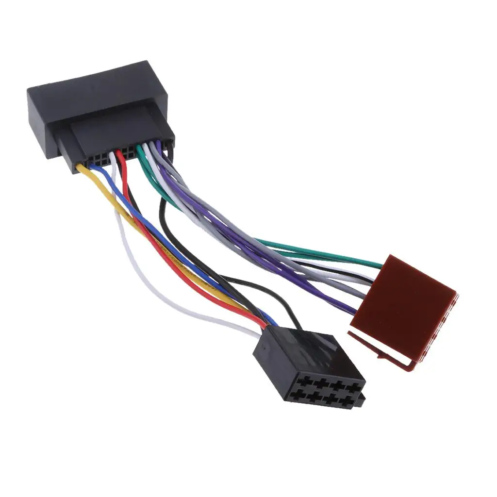 Radio Cable Wire Harness Multi-color ISO Connection Audio Harness for Ford Fiesta Car Accessories Tuning