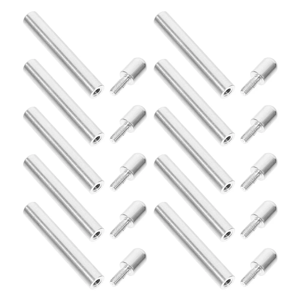 

20Pcs Glass Picture Frame Standoff Screws Metal Replacement Mounting Hardware for Photo Frames Sign Holder Accessories