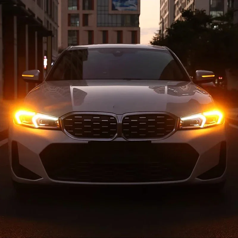 

LED Headlight Assembly For BMW 3 Series Lci G20 G28 19-2024 modified new style Front lamp DRL low high beam with lens Turn Signa