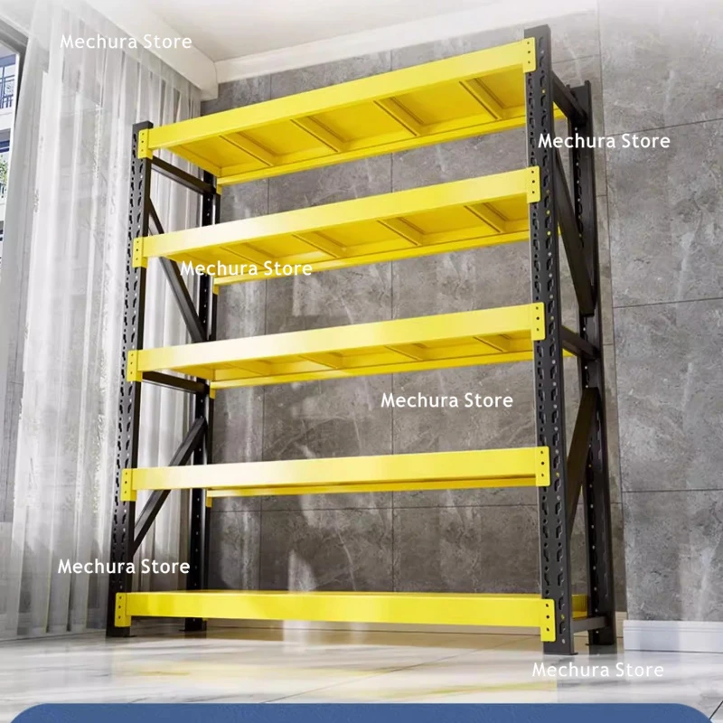 Heavy-duty Storage Warehouse Shelf Supermarkets Garages Express Delivery Warehouse Shelf Multi-level Storage Racks JT40W