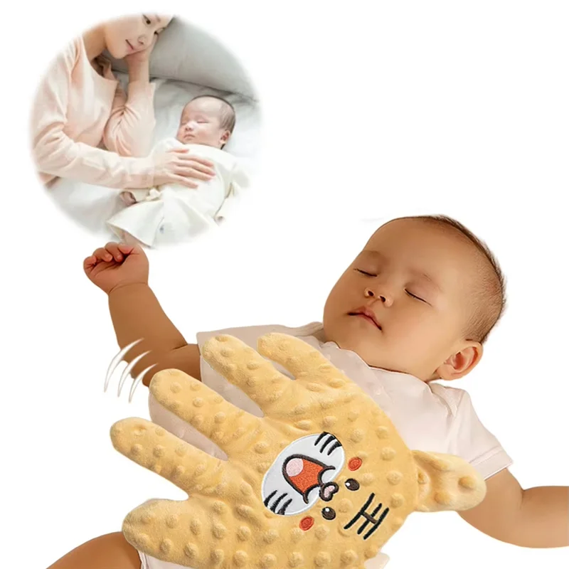 AS96-Soothing Baby Sleep Aid Infant Calming Sleepers Gentle Hand Palms Newborn Pillow Hand For Restful Night Gift