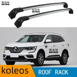 SHITURUI 2Pcs Roof bars For RENAULT KOLEOS II 2016 2017 2019 2022 (HC_)  Aluminum Alloy Side Bars Cross Rails Roof Rack Luggage