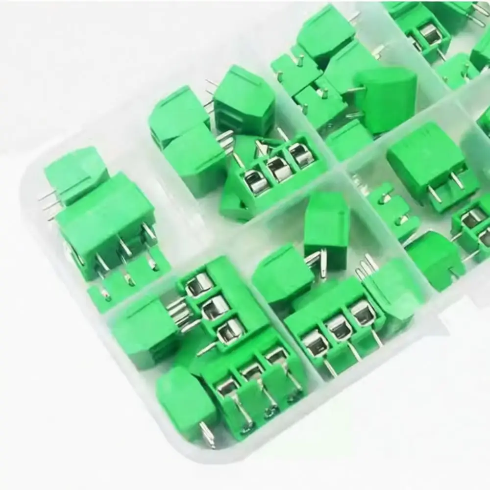 Terminal Block Connector For Haisenda KF301 5.0mm Pitch Wiring Spliceable PCB Module Electrical Circuit Board Plugin Set